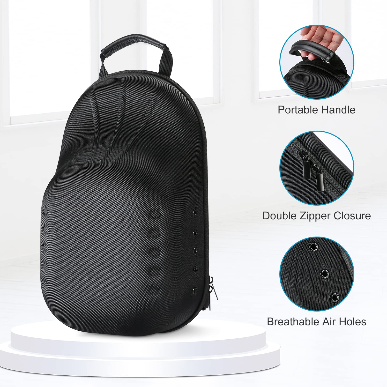 Foto 4 pulgar | Funda Rígida De Viaje Procase Para Sombreros, Bolsa De Almacenamiento Negra - Venta Internacional.