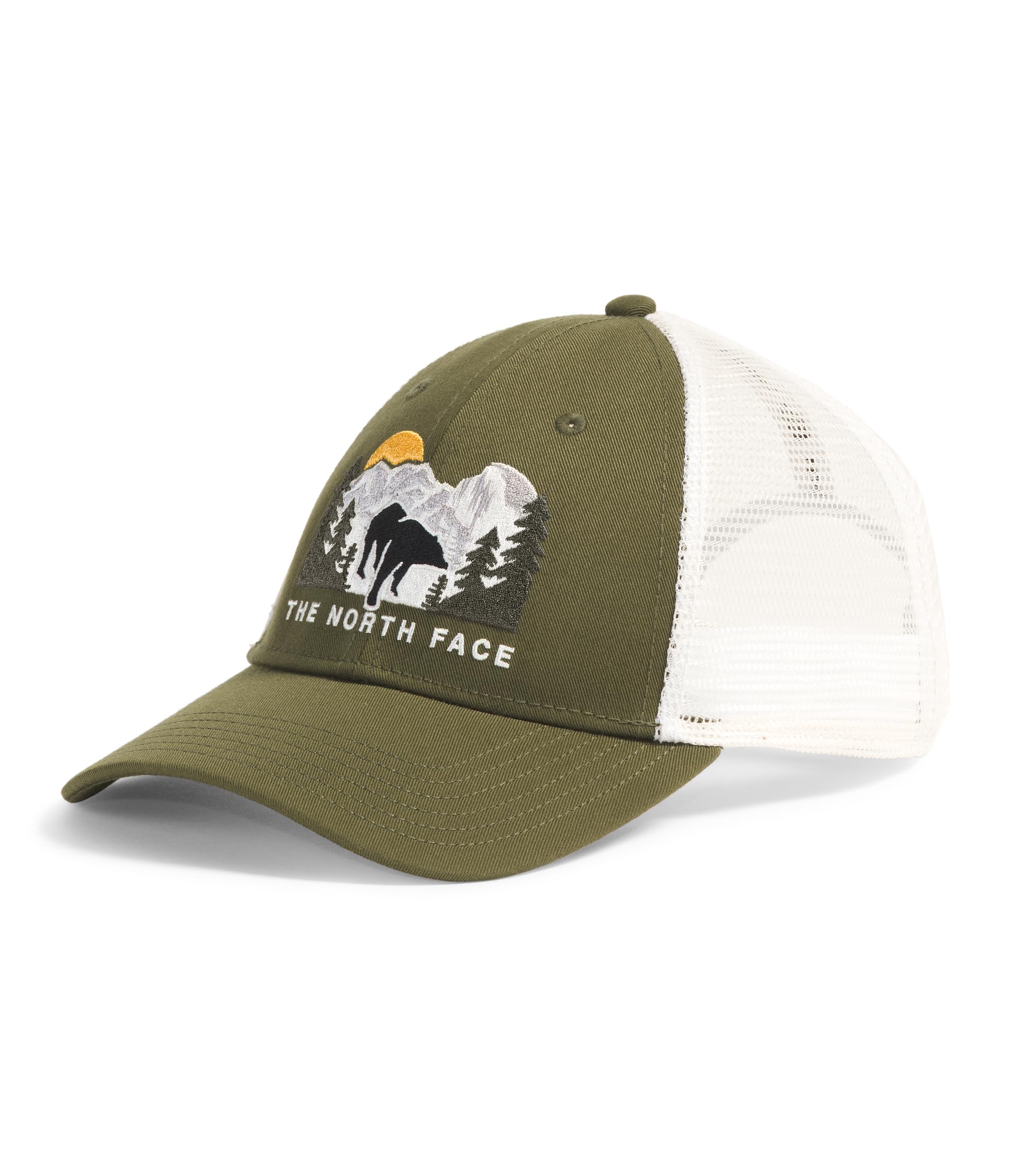Foto 2 pulgar | Gorro The North Face Bordado Mudder Trucker Forest Olive - Venta Internacional.