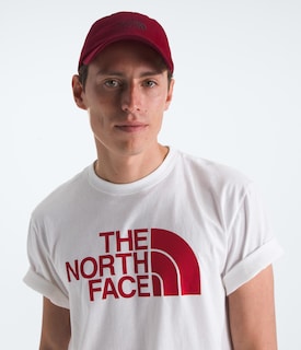 Foto 3 | Gorra De Béisbol The North Face Norm Beetroot De Tela Reciclada - Venta Internacional.