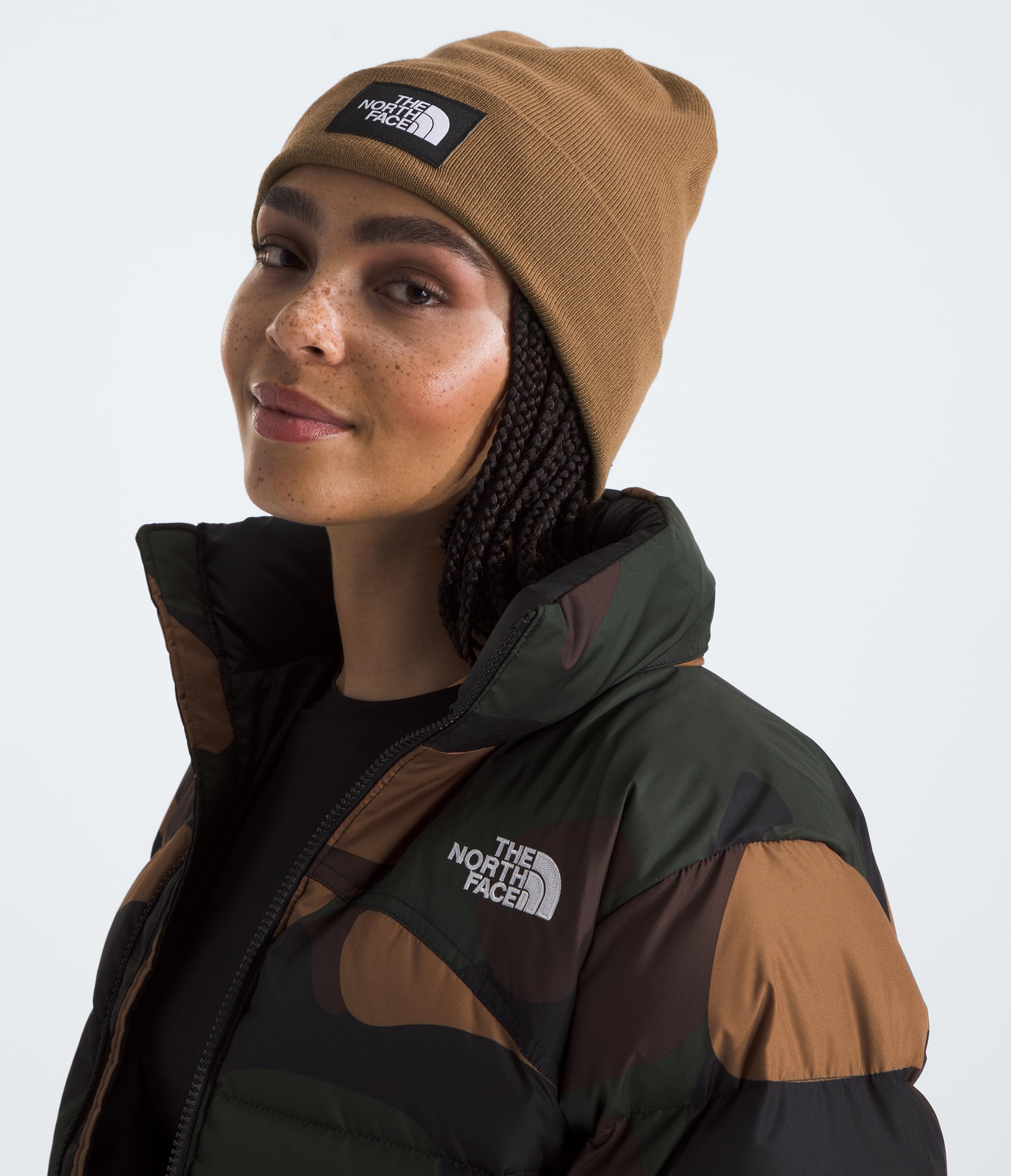 Foto 2 | Gorro The North Face Dock Worker Recycled Utility Brown - Venta Internacional.