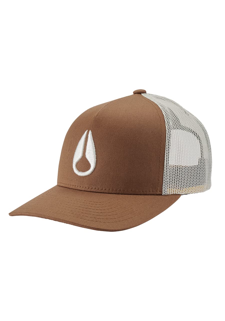 Gorra De Camionero Nixon Iconed Marrón/blanquecino Para Unisex - Venta Internacional.