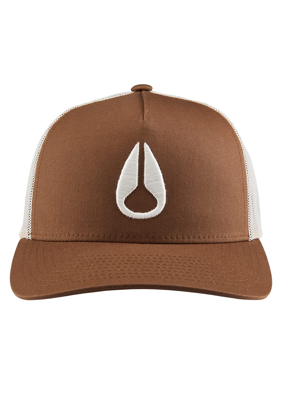 Foto 4 pulgar | Gorra De Camionero Nixon Iconed Marrón/blanquecino Para Unisex - Venta Internacional.