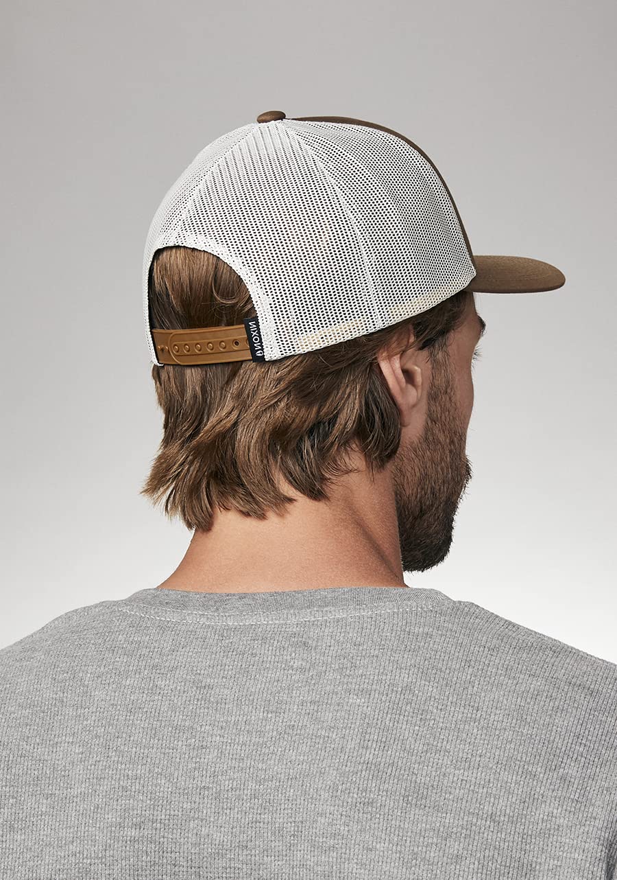 Foto 7 pulgar | Gorra De Camionero Nixon Iconed Marrón/blanquecino Para Unisex - Venta Internacional.