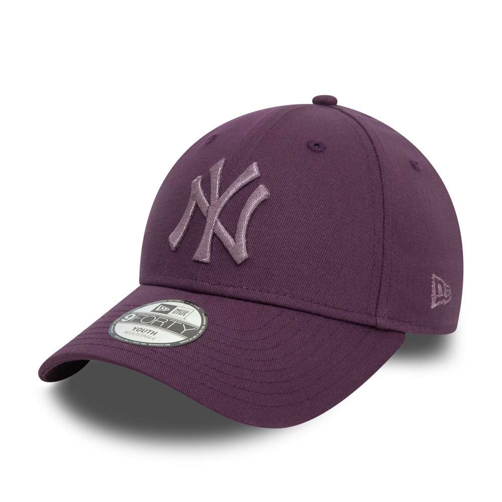 Foto 2 pulgar | New Era Gorra Ny Yankees Metallic Mlb 9forty Ajustable Para Niños Color Púrpura