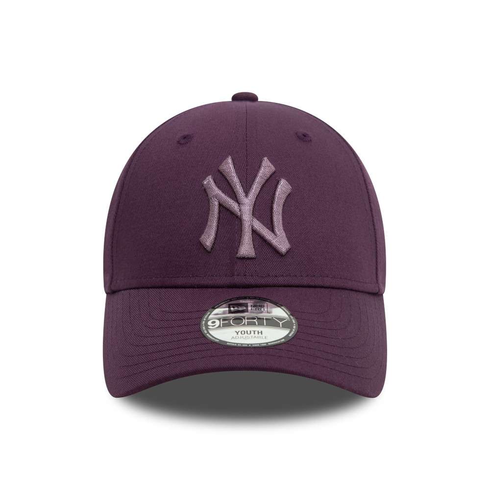 Foto 3 pulgar | New Era Gorra Ny Yankees Metallic Mlb 9forty Ajustable Para Niños Color Púrpura