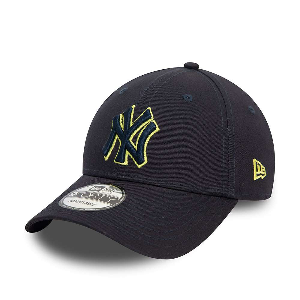 Foto 2 pulgar | New Era Gorra Ny Yankees Outline Logo Mlb 9forty Ajustable Unisex Color Azul