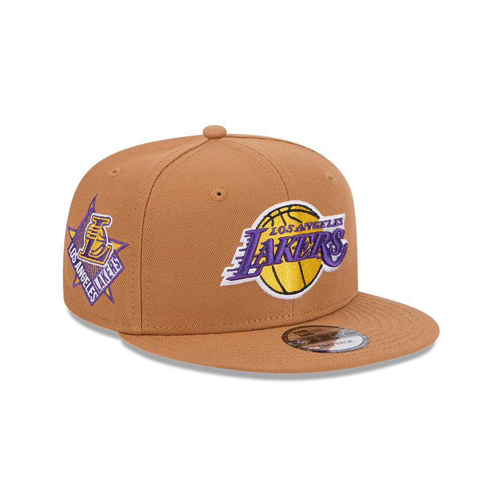 Foto 8 pulgar | New Era Gorra Los Angeles Lakers Color Pack Mlb 9fifty Ajustable Unisex Color Beige
