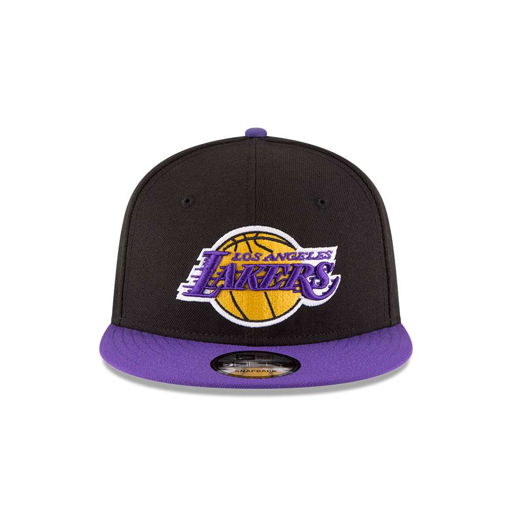 Foto 3 pulgar | New Era Gorra Los Angeles Lakers 2 Tone Nba 9fifty Ajustable Unisex Color Negro