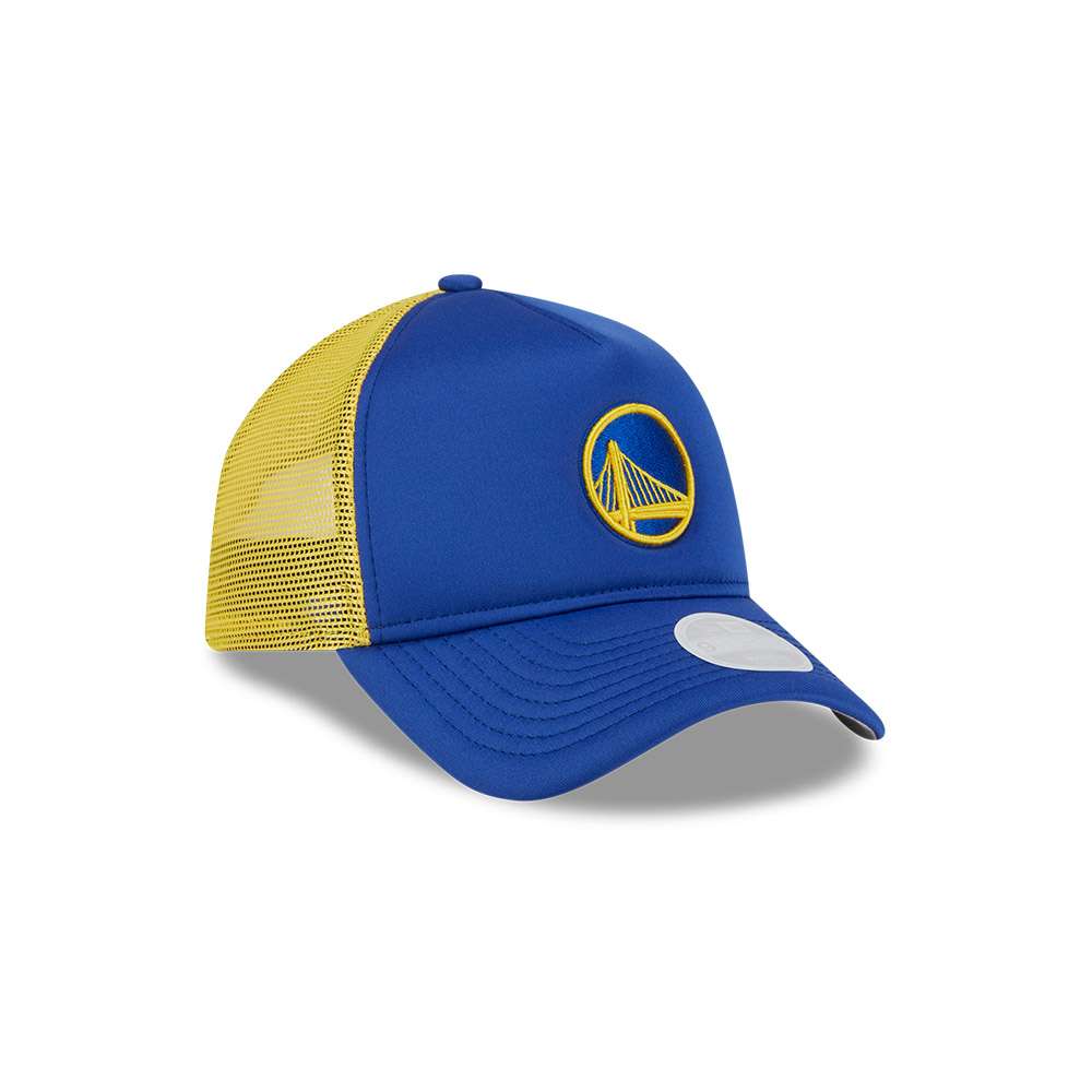 Foto 3 | New Era Gorra Golden State Warriors Trucker Nba 9forty Ajustable Para Mujer Color Azul