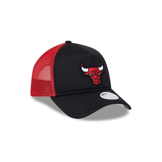 Foto 3 | New Era Gorra Chicago Bulls Trucker Nba 9forty Ajustable Para Mujer Color Negro