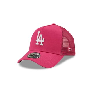 Foto 1 | New Era Gorra Los Angeles Dodgers Tonal Mesh Mlb 9forty A-frame Trucker Ajustable Unisex Color Rosa