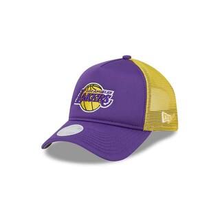 Foto 1 | New Era Gorra Los Angeles Lakers Trucker Mlb 9forty Ajustable Para Mujer Color Púrpura