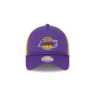 Foto 2 | New Era Gorra Los Angeles Lakers Trucker Mlb 9forty Ajustable Para Mujer Color Púrpura