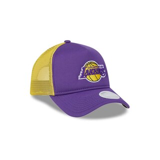Foto 3 | New Era Gorra Los Angeles Lakers Trucker Mlb 9forty Ajustable Para Mujer Color Púrpura