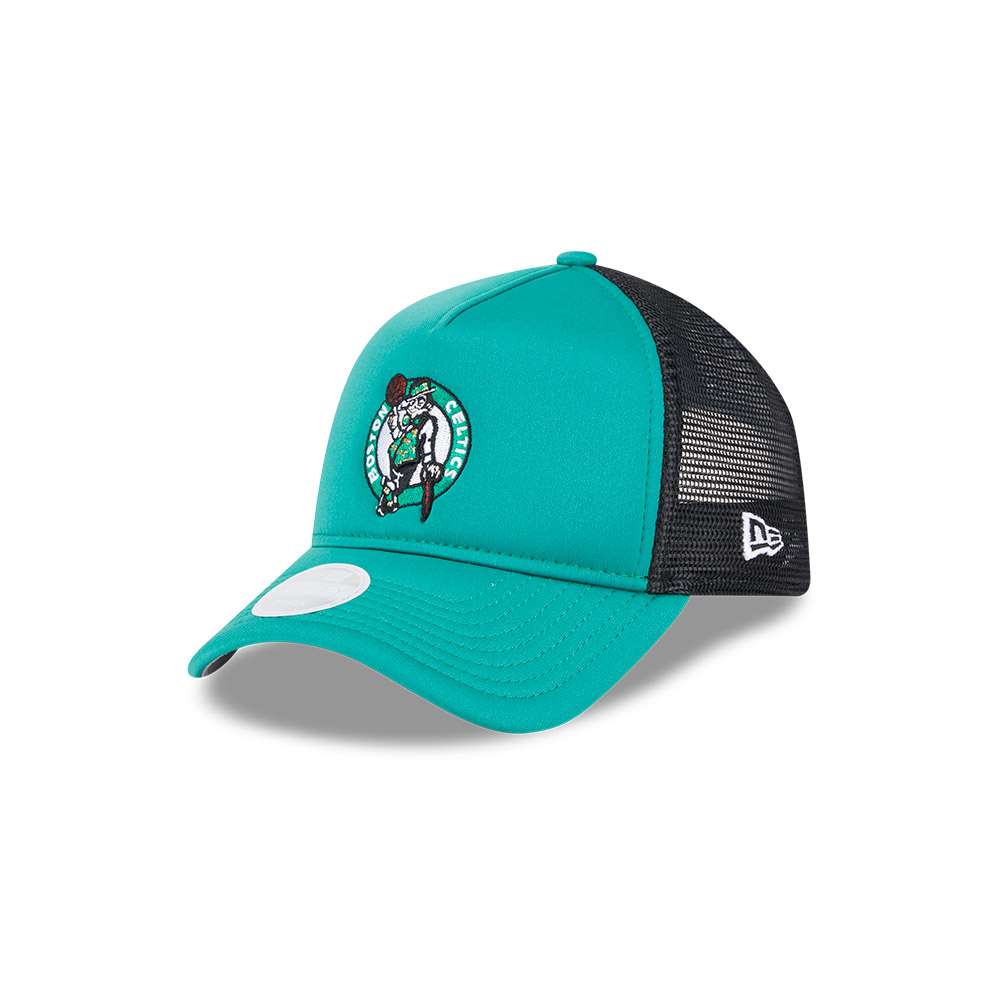 Foto 2 pulgar | New Era Gorra Boston Celtics Trucker Nba 9forty Ajustable Para Mujer Color Verde