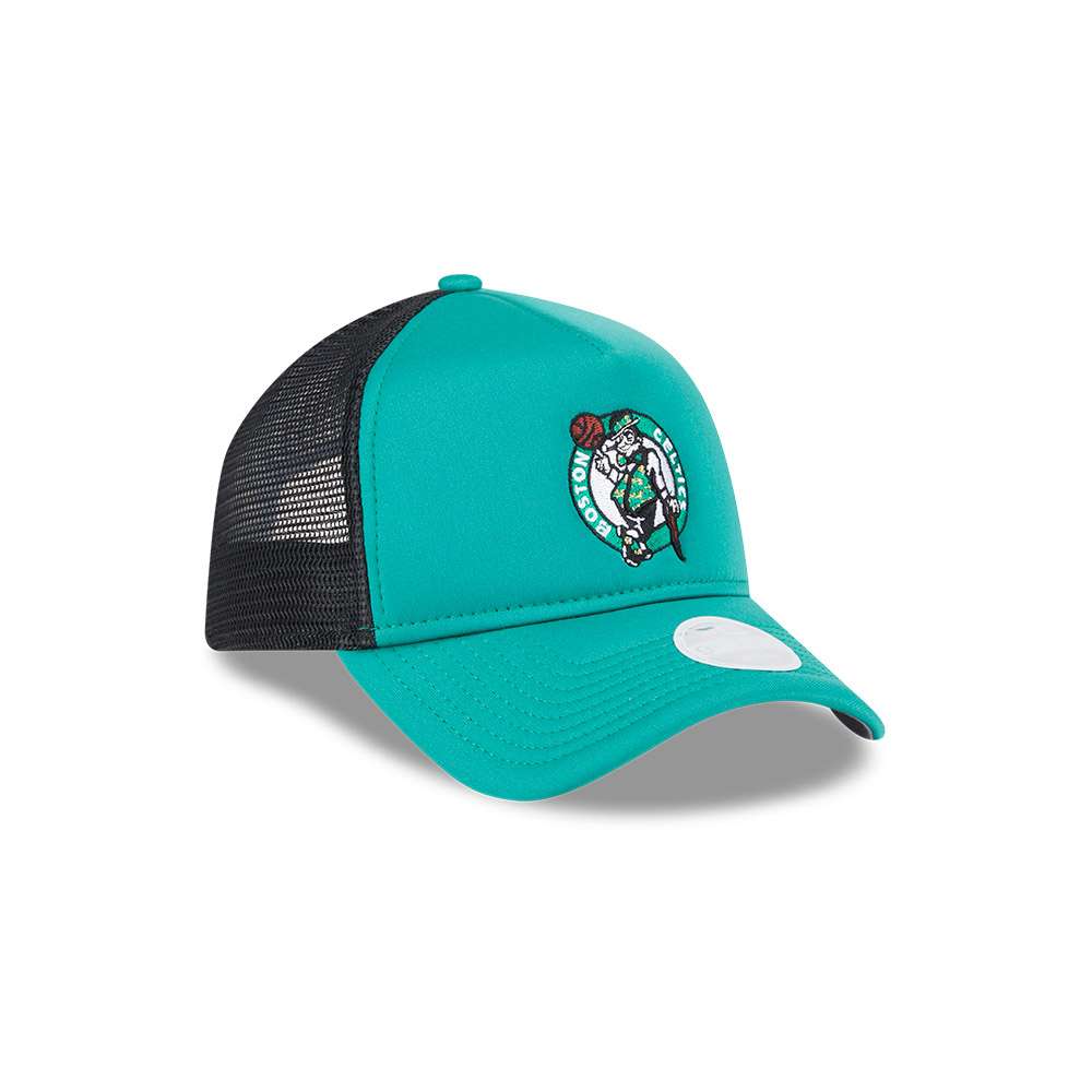 Foto 4 pulgar | New Era Gorra Boston Celtics Trucker Nba 9forty Ajustable Para Mujer Color Verde