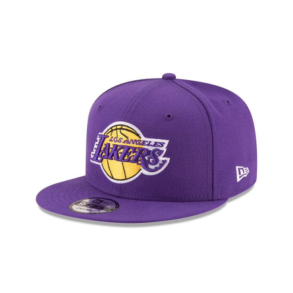 Foto 2 pulgar | New Era Gorra Los Angeles Lakers Basic Nba 9fifty Ajustable Unisex Color Púrpura