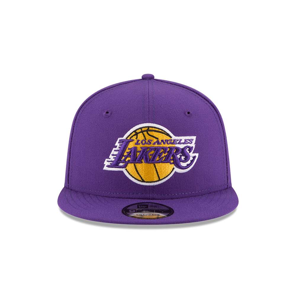 Foto 3 pulgar | New Era Gorra Los Angeles Lakers Basic Nba 9fifty Ajustable Unisex Color Púrpura