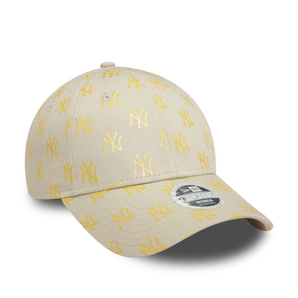 Foto 3 | New Era Gorra Ny Yankees Metallic Mono Mlb 9forty Ajustable Para Mujer Color Beige