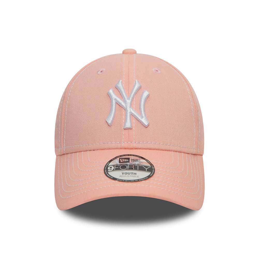 Foto 3 pulgar | New Era Gorra Ny Yankees Stitch Mlb 9forty Ajustable Para Niños Color Rosa
