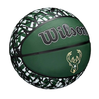 Foto 2 | Baloncesto Wilson Nba Team Graffiti Milwaukee Bucks, Talla 7 - Venta Internacional.