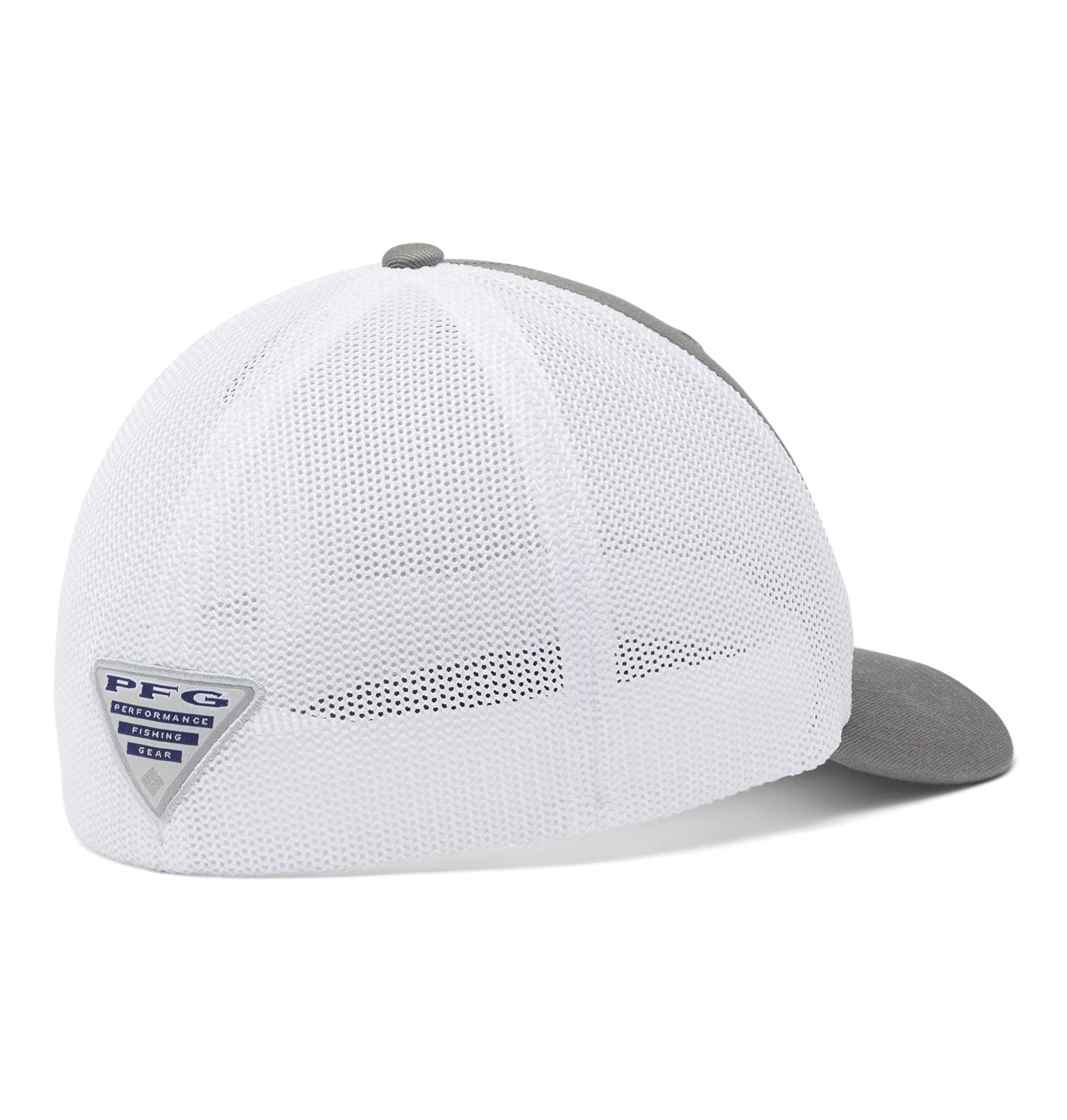 Foto 5 | Gorra Columbia Pfg Con Forma De Bandera De Pez, Malla, Corona Alta, Titanio Y Blanco - Venta Internacional.
