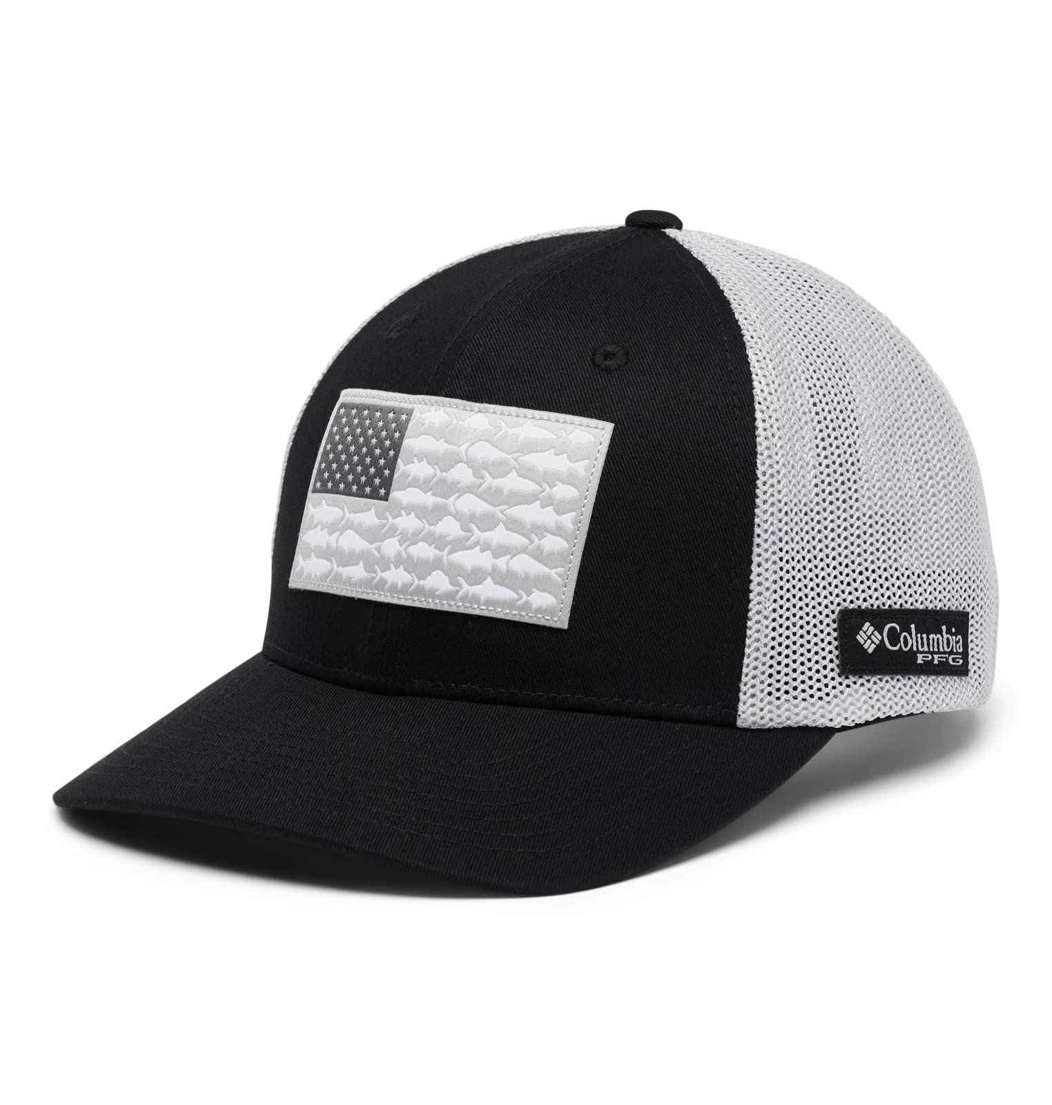 Foto 2 pulgar | Gorra Columbia Pfg Fish Fish Fish Mesh, Unisex, Negro/gris Frío - Venta Internacional.