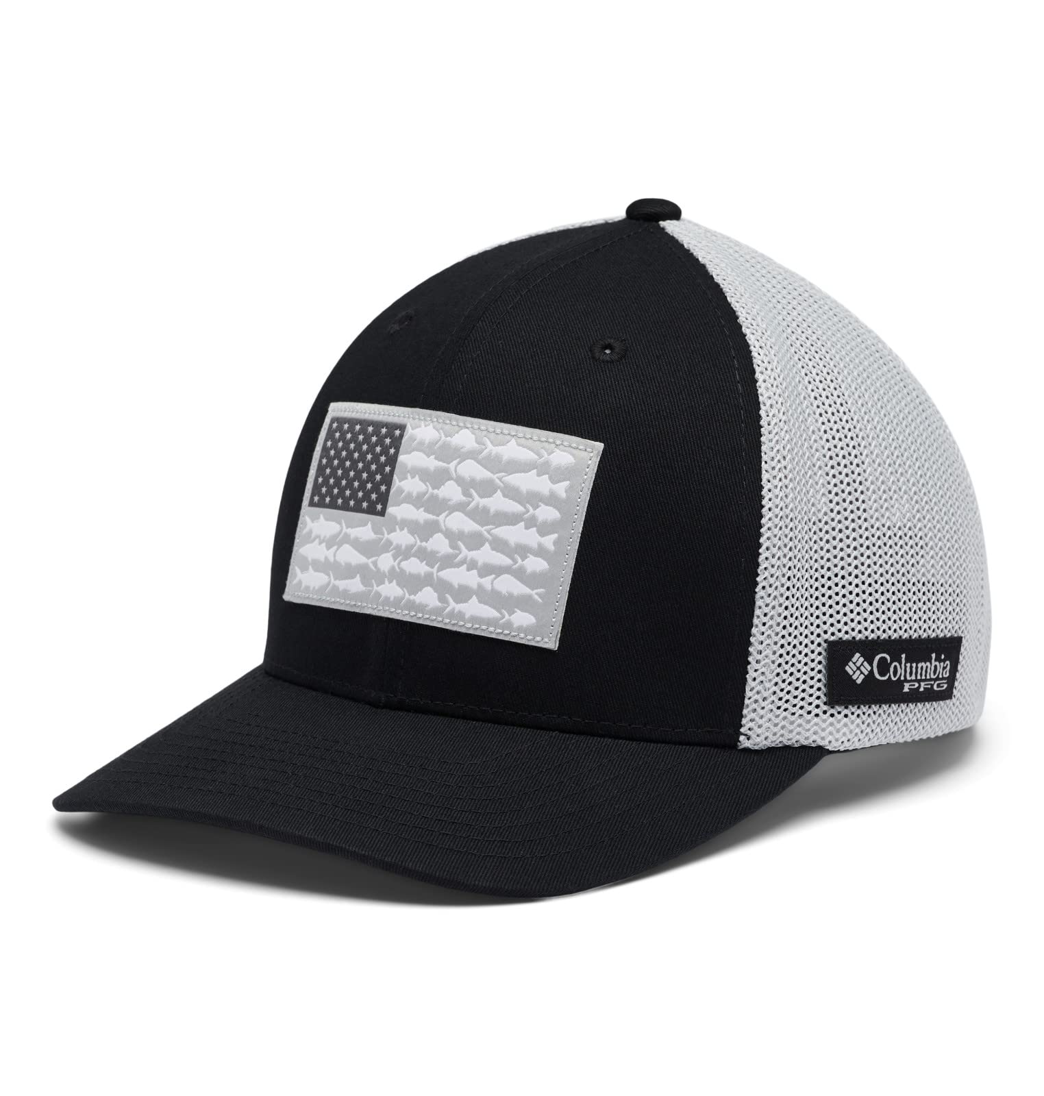 Foto 4 pulgar | Gorra Columbia Pfg Fish Fish Fish Mesh, Unisex, Negro/gris Frío - Venta Internacional.