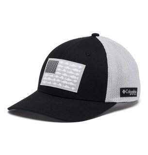 Foto 4 | Gorra Columbia Pfg Fish Fish Fish Mesh, Unisex, Negro/gris Frío - Venta Internacional.