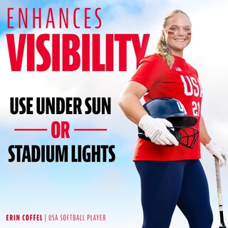 Foto 3 | Eye Black Franklin Sports Baseball Red Para Niños Y Adultos - Venta Internacional.