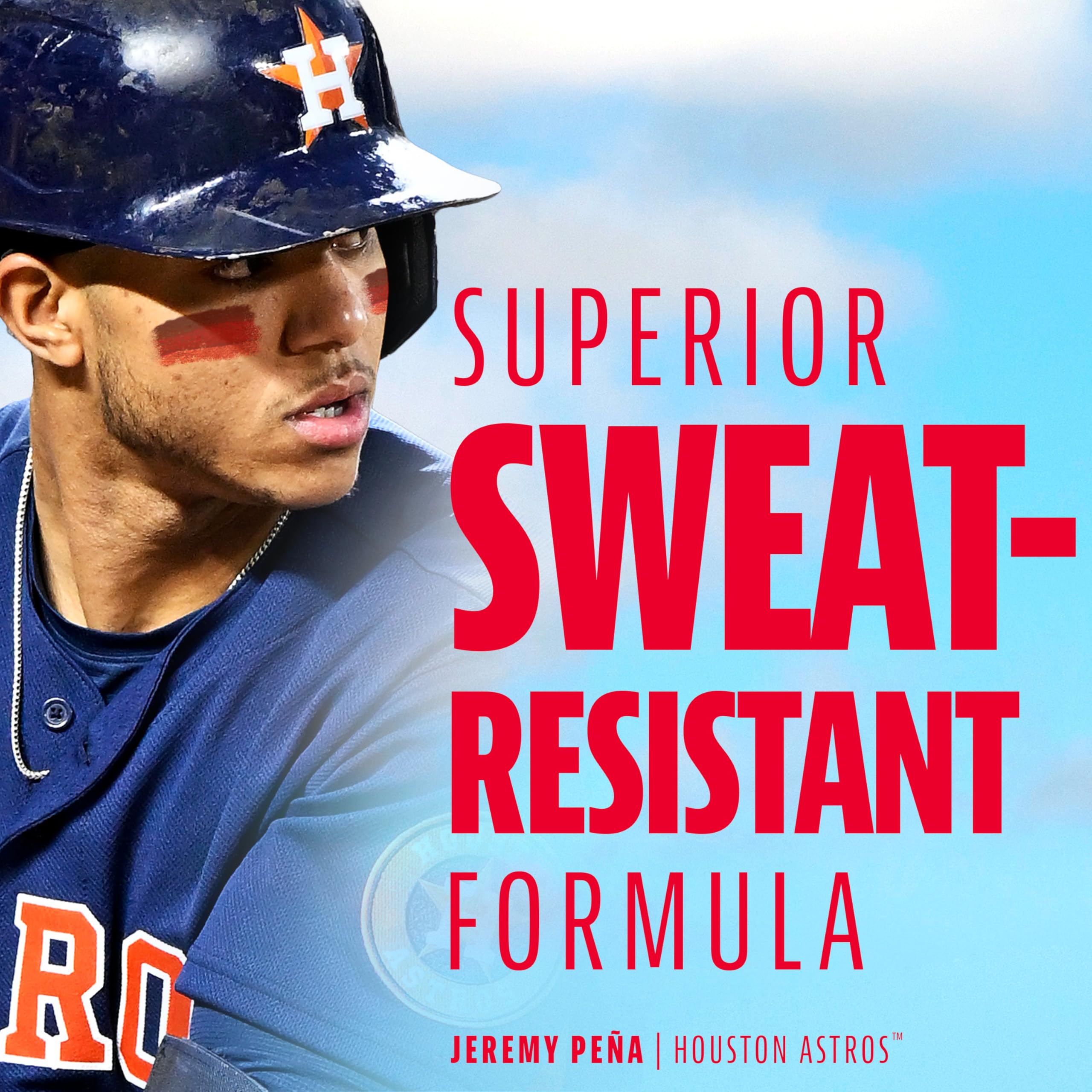 Foto 6 pulgar | Eye Black Franklin Sports Baseball Red Para Niños Y Adultos - Venta Internacional.