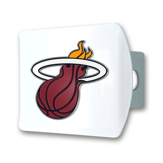 Foto 1 | Funda De Enganche Fanmats Nba Miami Heat Blanca Con Logotipo Cromado - Venta Internacional.