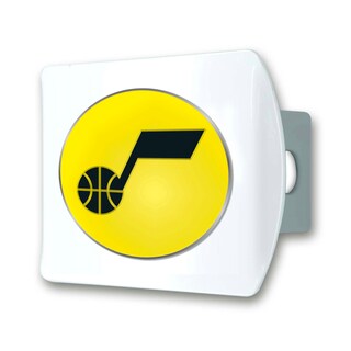 Foto 1 | Funda De Enganche Fanmats Nba Utah Jazz Blanca Con Logotipo 3d Cromado - Venta Internacional.