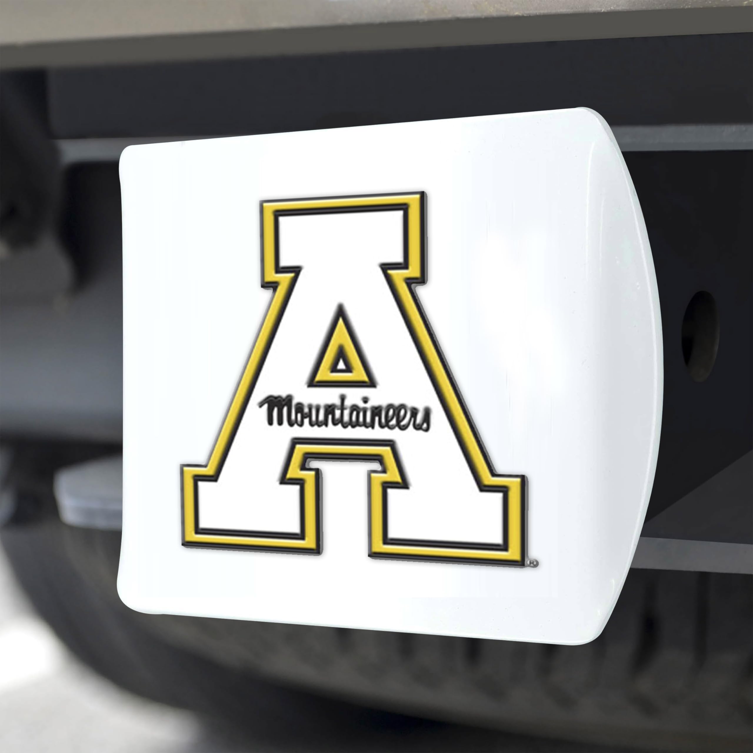 Foto 6 pulgar | Funda De Enganche Fanmats Appalachian State University, Blanca - Venta Internacional.