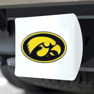 Foto 5 | Funda De Enganche Fanmats De La Universidad De Iowa, Blanca Con Logotipo Cromado - Venta Internacional.