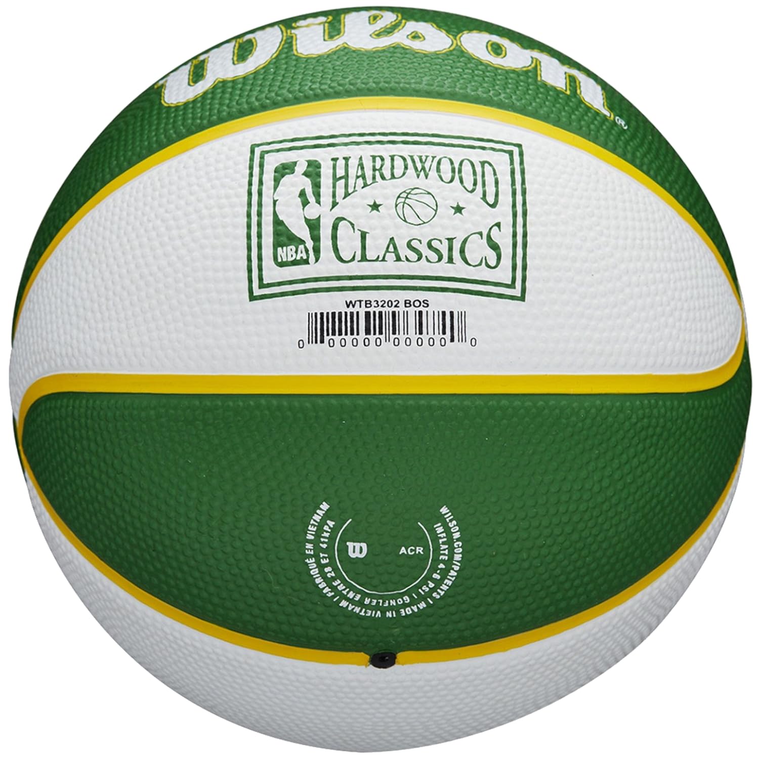 Foto 5 pulgar | Baloncesto Wilson, Equipo De La Nba, Retro, Mini, Boston Celtics - Venta Internacional.