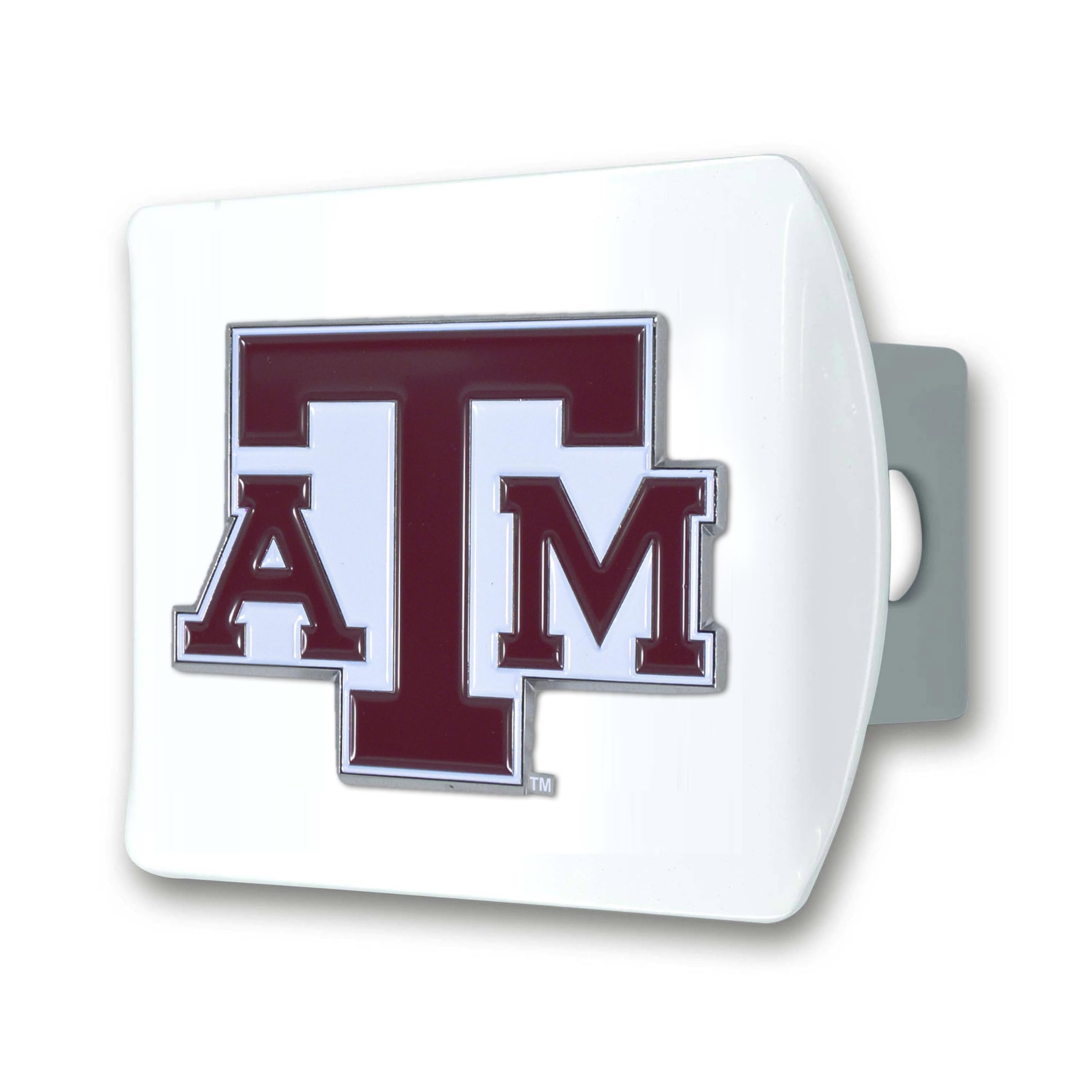 Foto 2 pulgar | Funda De Enganche Fanmats Texas A&m University Blanca Con Logotipo 3d - Venta Internacional.