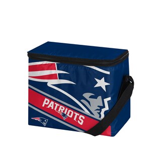 Foto 2 | Cooler Foco New England Patriots Con Logotipo Grande Y Rayas, Paquete De 6 - Venta Internacional.