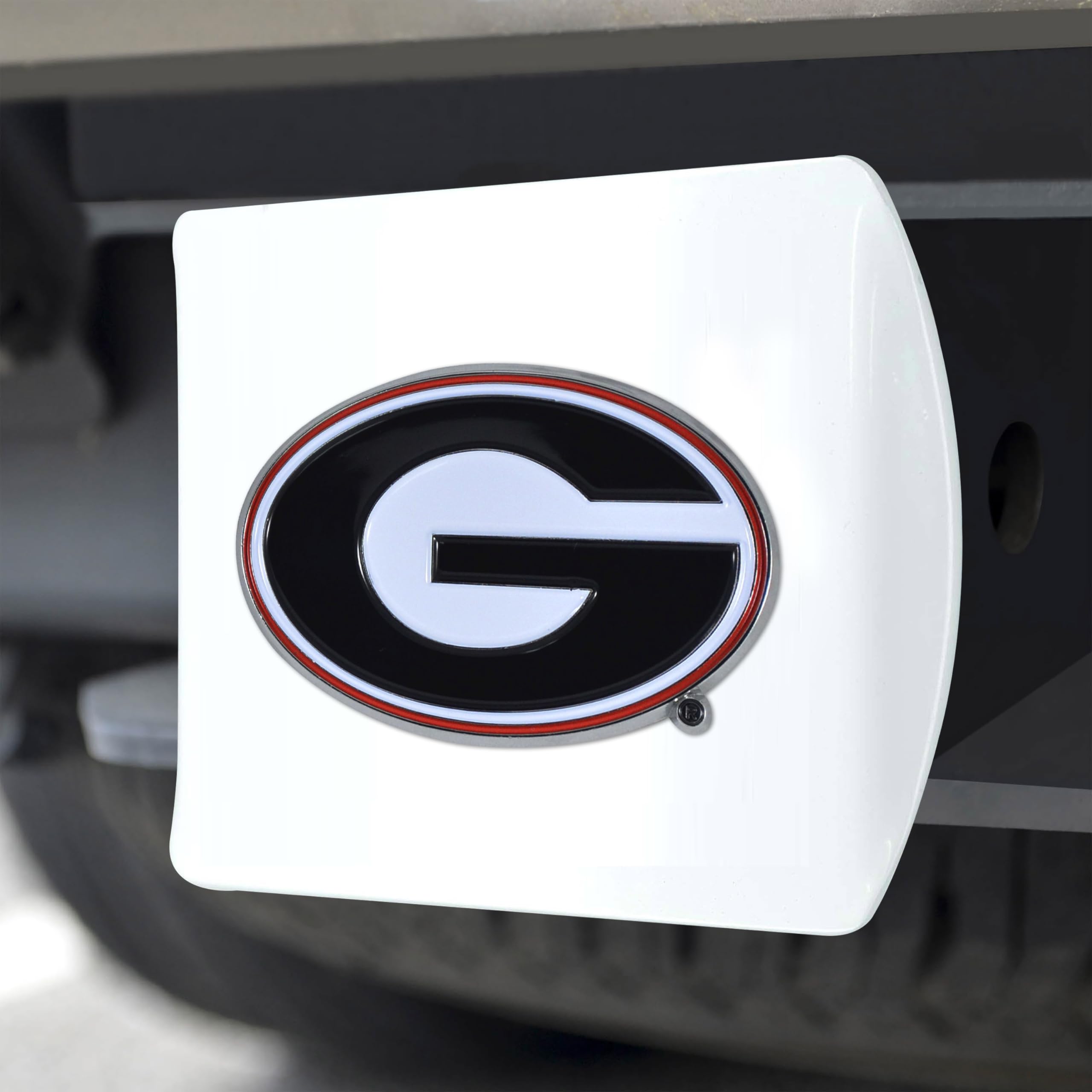 Foto 5 | Funda De Enganche Fanmats De La Universidad De Georgia, Blanca Con Logotipo 3d - Venta Internacional.