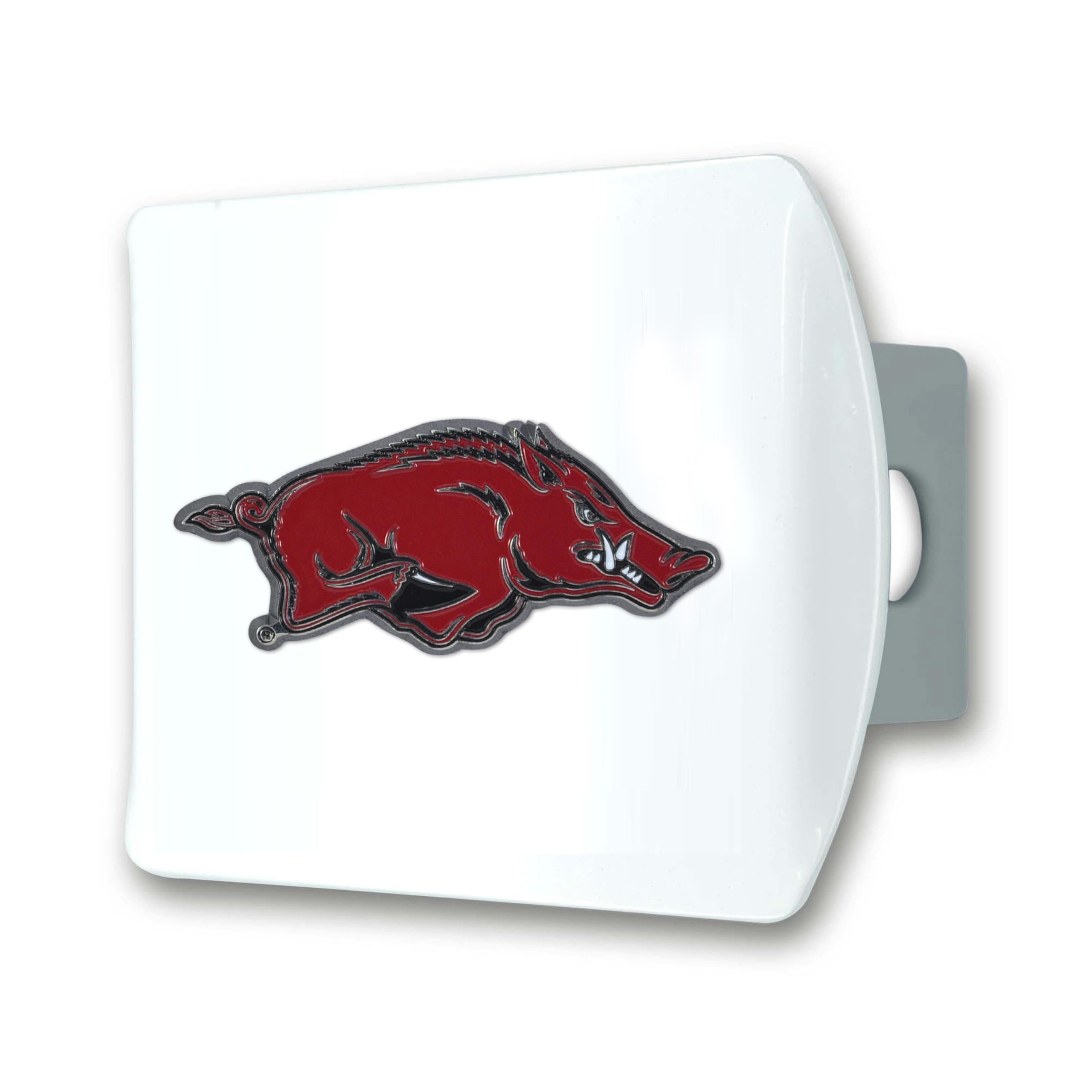 Foto 2 pulgar | Funda De Enganche Fanmats De La Universidad De Arkansas Con Logotipo 3d, Color Blanco - Venta Internacional.