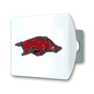 Foto 1 | Funda De Enganche Fanmats De La Universidad De Arkansas Con Logotipo 3d, Color Blanco - Venta Internacional.