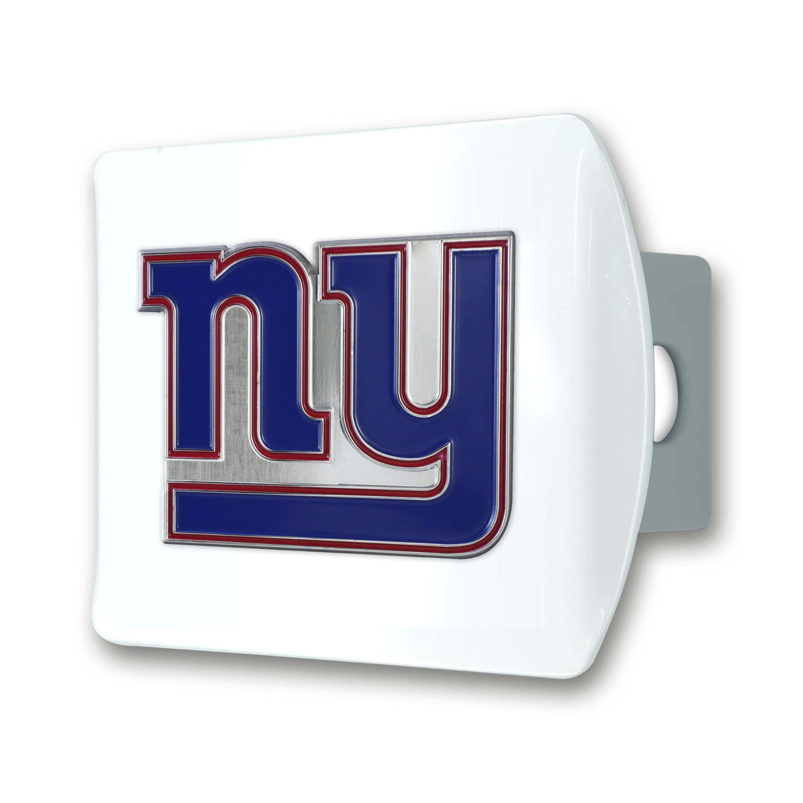Funda De Enganche Fanmats Nfl New York Giants Blanca Con Logotipo Cromado - Venta Internacional.