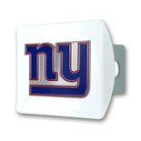 Funda De Enganche Fanmats Nfl New York Giants Blanca Con Logotipo Cromado - Venta Internacional.