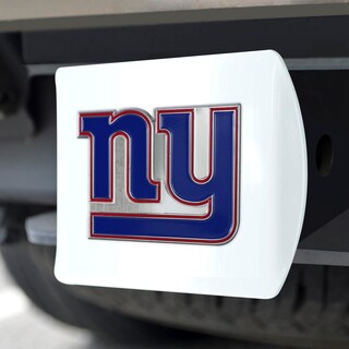 Foto 5 | Funda De Enganche Fanmats Nfl New York Giants Blanca Con Logotipo Cromado - Venta Internacional.