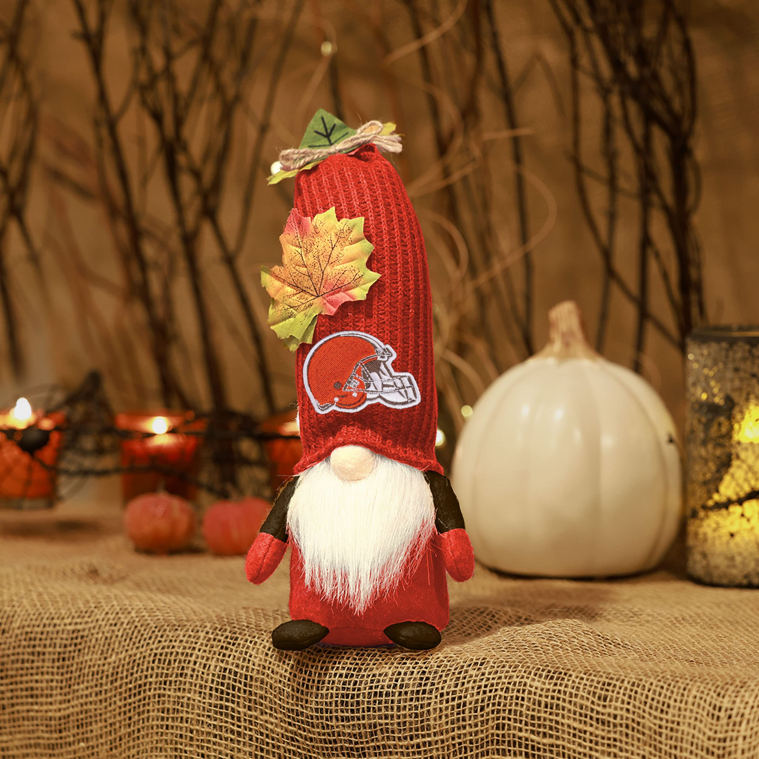 Foto 6 pulgar | Plush Gnome Foco Cleveland Browns Nfl Harvest Material Mixto - Venta Internacional.