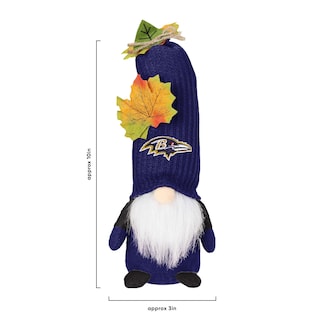Foto 4 | Gnomo De Peluche Foco Baltimore Ravens Nfl Harvest, Material Mixto - Venta Internacional.