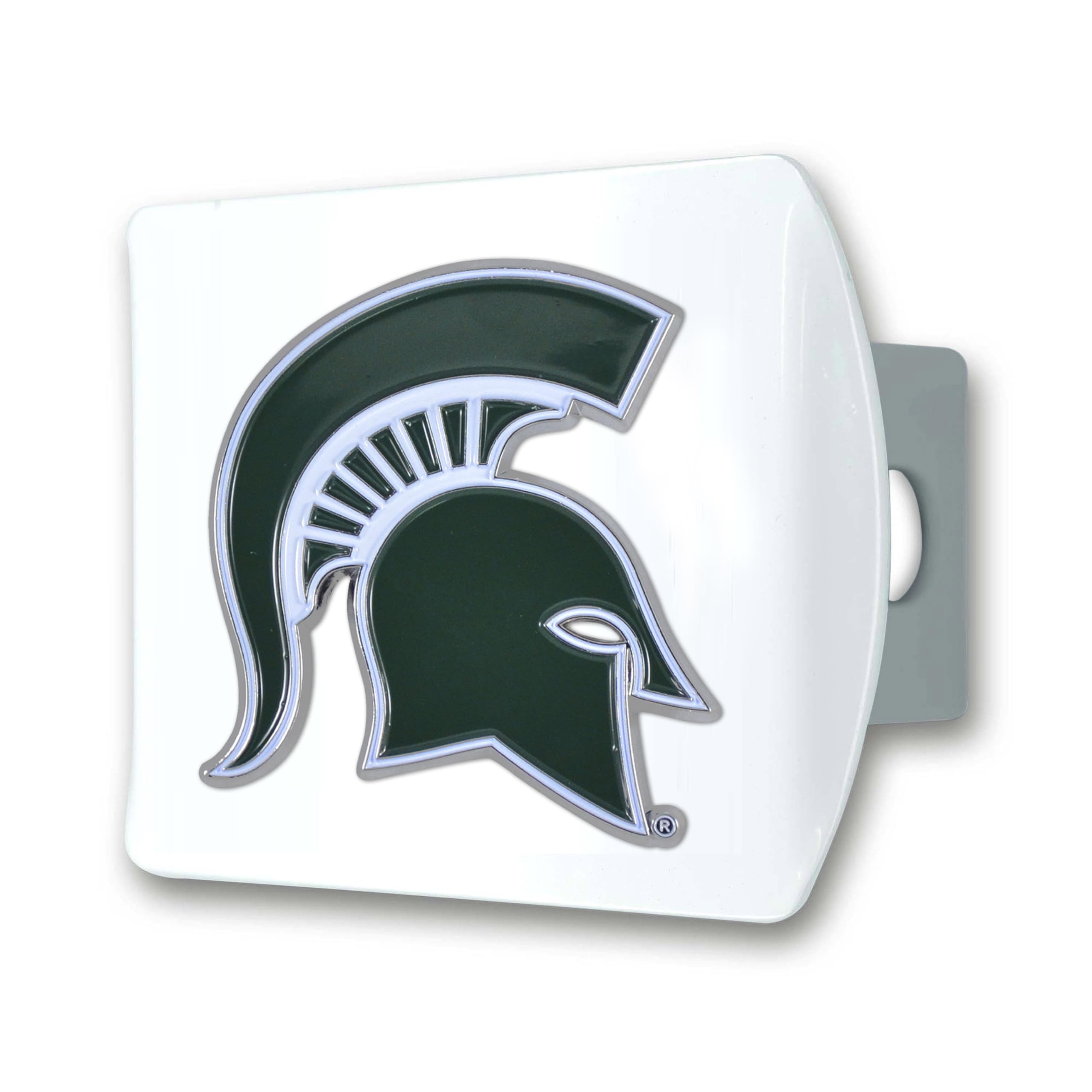 Foto 1 | Funda De Enganche Fanmats De La Universidad Estatal De Michigan, Blanca Con Logotipo - Venta Internacional.