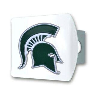 Foto 1 | Funda De Enganche Fanmats De La Universidad Estatal De Michigan, Blanca Con Logotipo - Venta Internacional.