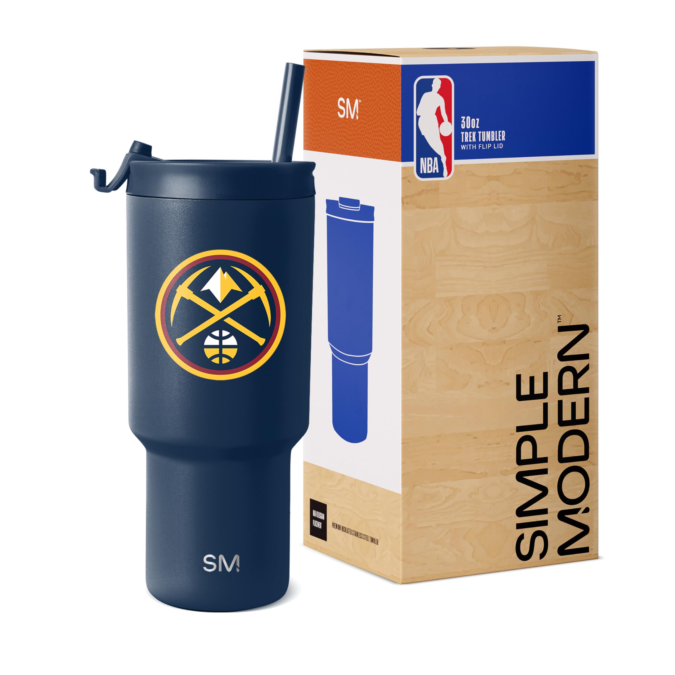 Foto 1 | Tumbler Simple Modern Con Licencia Oficial De La Nba Denver Nuggets - Venta Internacional.