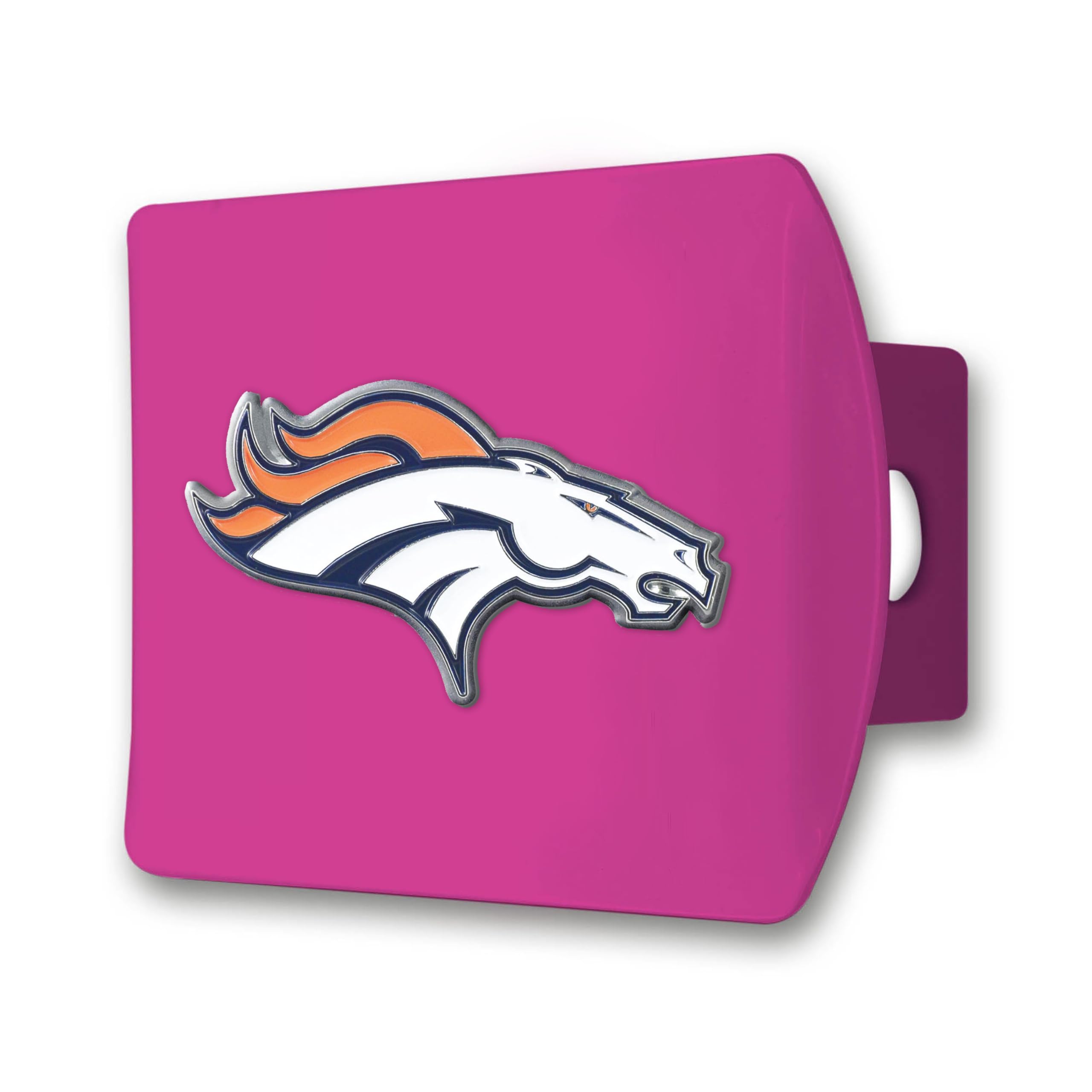 Funda De Enganche Fanmats 43373 Nfl Denver Broncos De Metal Rosa - Venta Internacional.